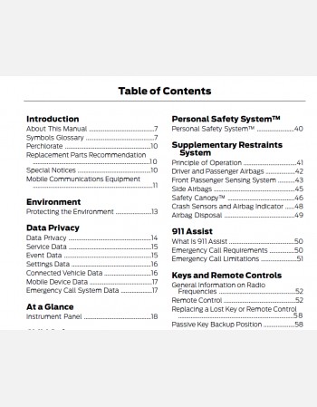 ford ranger 2023 owners manual